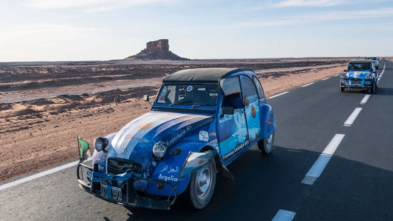 Dos argentinos recrearon el cruce de André Citroën
