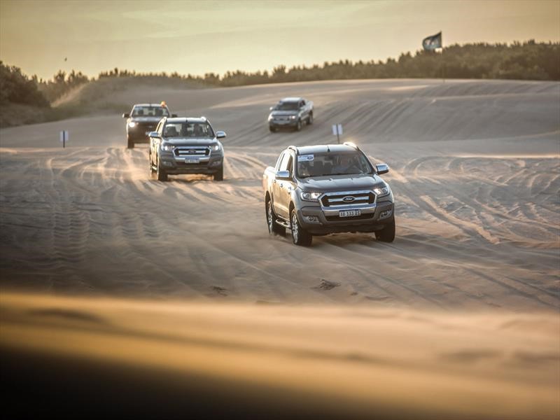 #FordRazaFuerte + de 120 camionetas en Pinamar