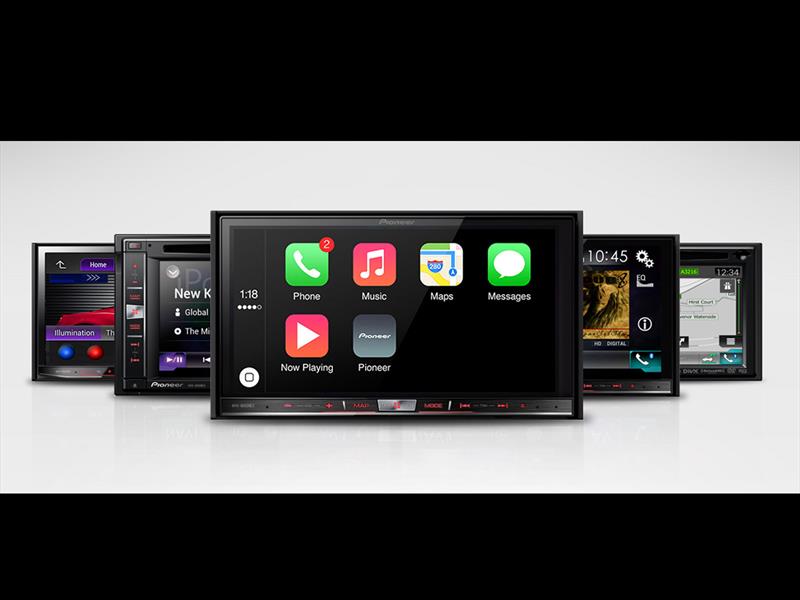 Auto-estéreo Pioneer con Apple CarPlay