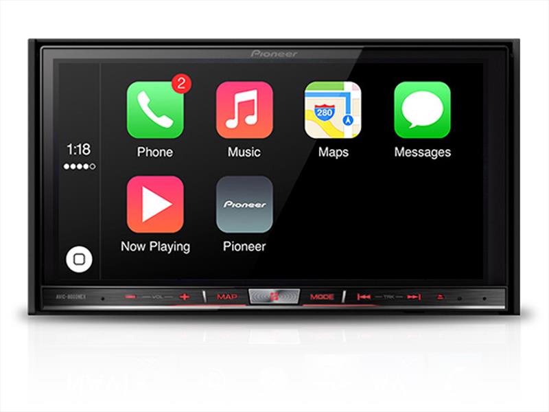 Auto-estéreo Pioneer con Apple CarPlay