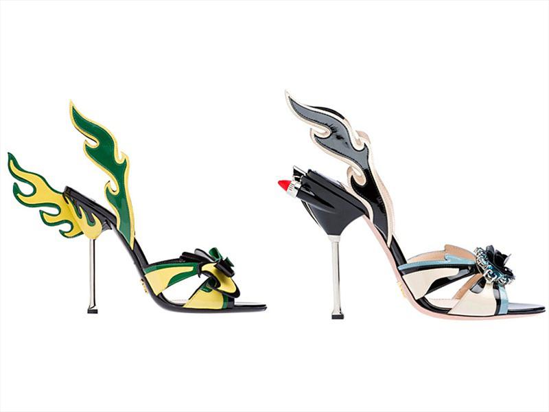 Prada y sus zapatos estilo Cadillac de los 50s