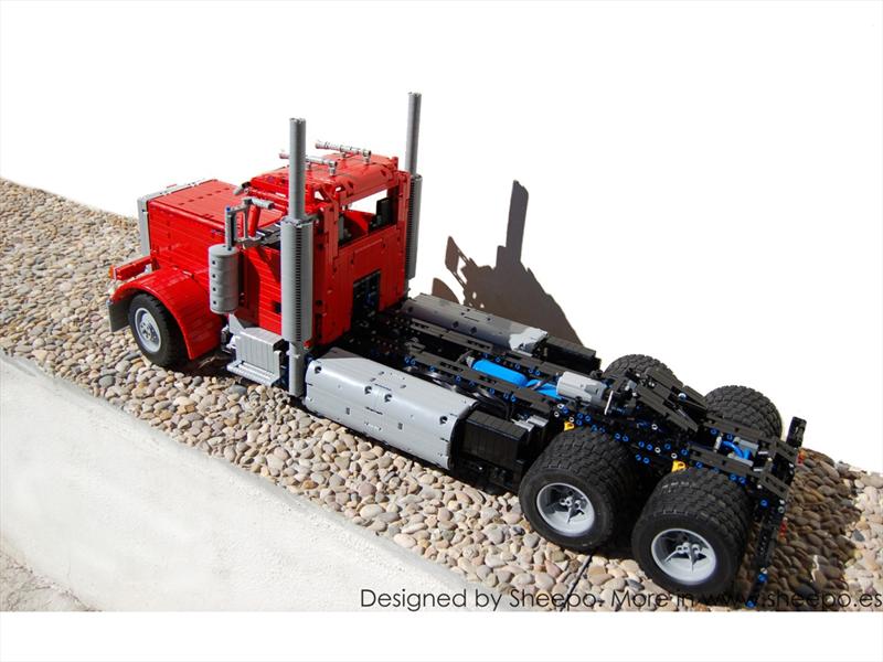 Tráiler construido con piezas de LEGO