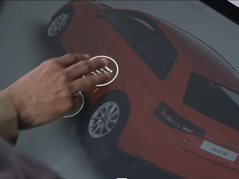 Audi City Londres con sistema Kinect