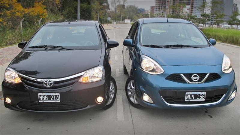 Nissan March vs. Toyota Etios