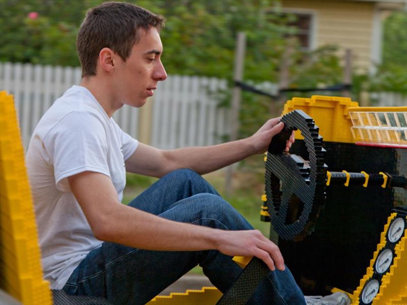 Un Hot Rod de Lego a escala real que funciona