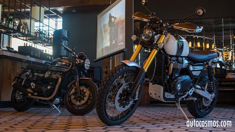 Triumph Scrambler 1200 y Speed Twin en Chile