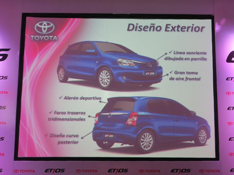 Evento de presentación del Toyota Etios