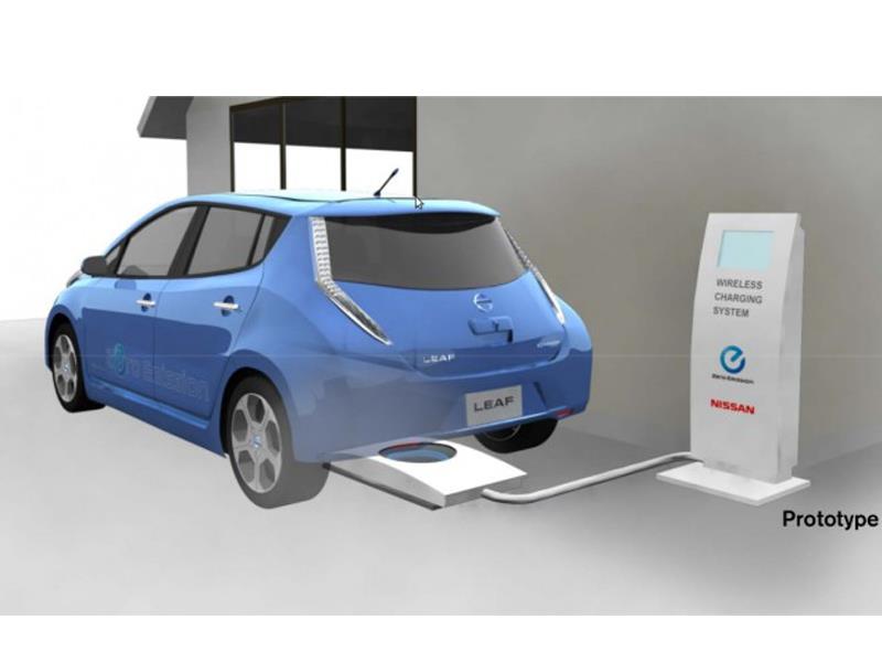 Autos eléctricos que se recargan inalámbricamente