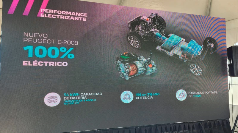Peugeot E-2008 en Argentina