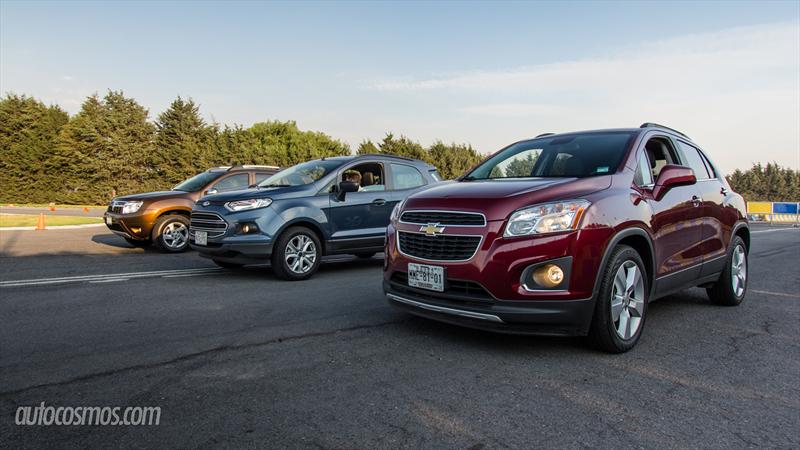 Chevrolet Trax vs Ford Ecosport vs Renault Duster