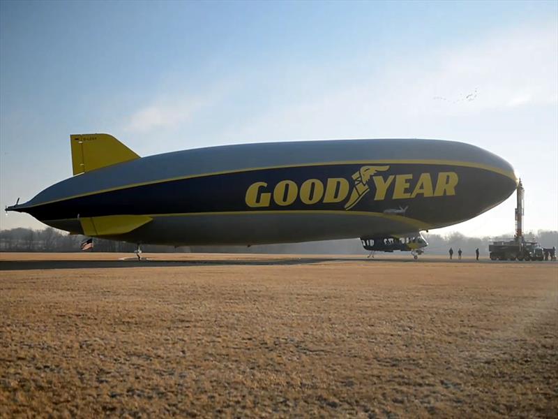 El nuevo dirigible de Goodyear
