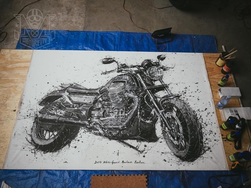 Vintage Moto Art 2018