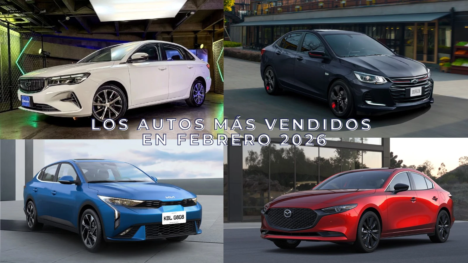 Los 10 autos m뿯½s vendidos en febrero 2026