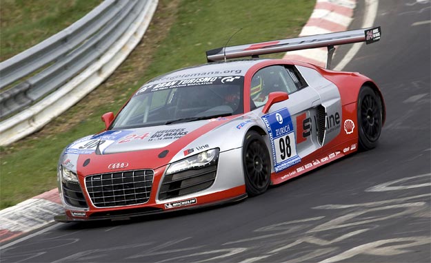 El Audi R8 LMS consigue un segundo lugar en las 24 Horas de Nurburgring