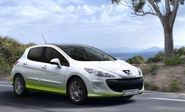 Autos verdes de Peugeot