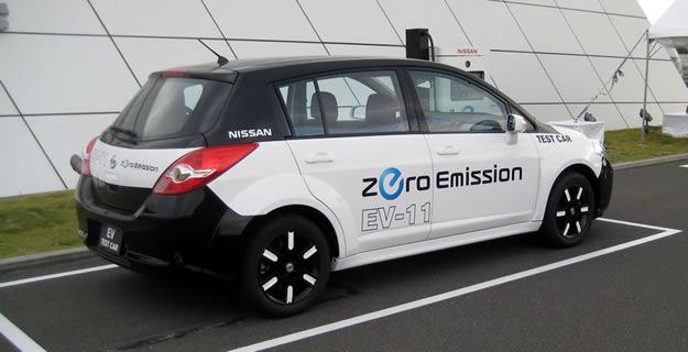 Nissan EV Test Car (Leaf), primer contacto