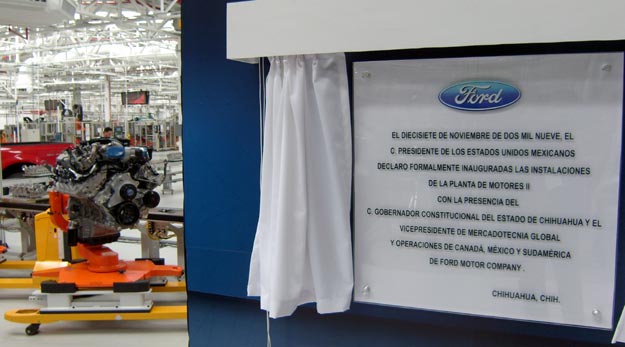 Ford inaugura planta de motores diésel en México