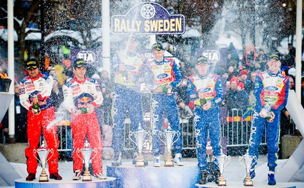Mikko Hirvonen gana la primera cita del WRC en Suecia 