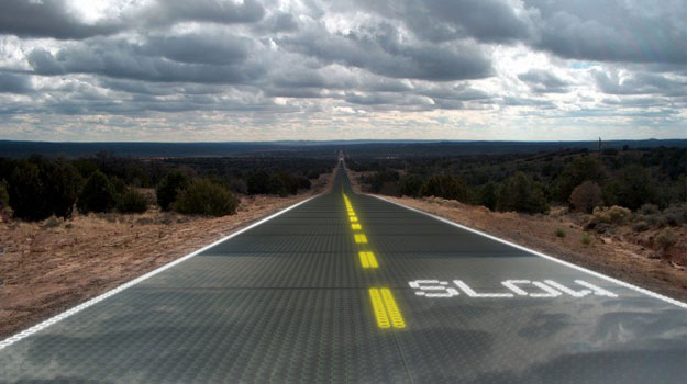 Las calles del futuro podrían ser de vidrio