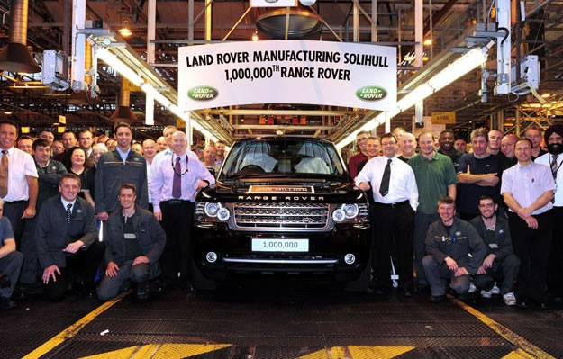 Se producen 1 millon de Land Rover Range Rover