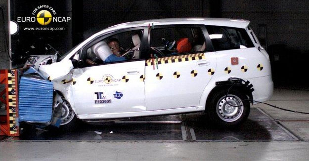La EuroNCAP prueba auto chino, con malos resultados