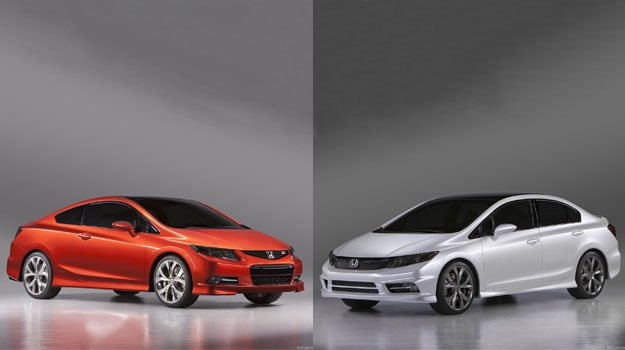 Honda Civic Coupé y Sedán Concepts debutan en Detroit 2011