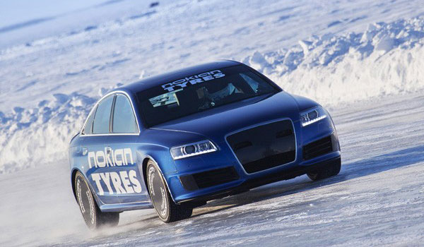 Neumáticos Nokian y el Audi RS6 imponen nuevo récord sobre hielo