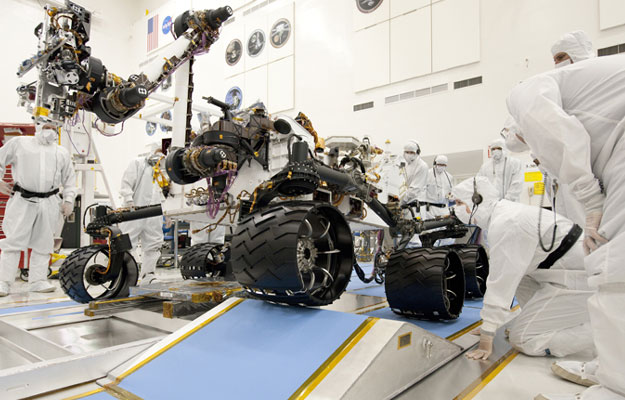 Vehículo nuclear buscará vida en Marte