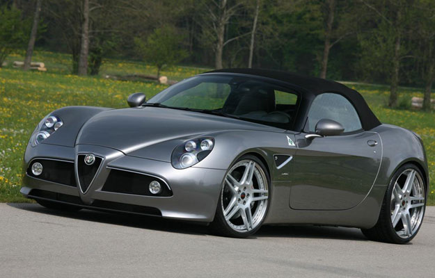 Novitec Alfa Romeo 8C Spider con 600 caballos de potencia.