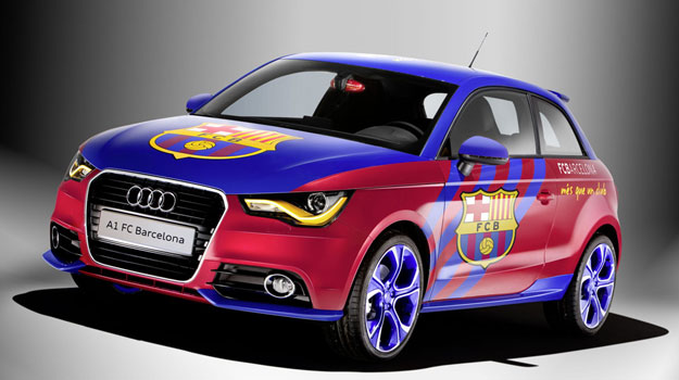 Audi A1 F.C. Barcelona se presenta en el Salón de Barcelona