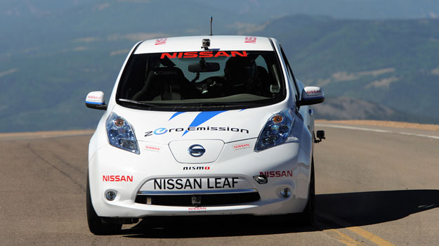 Nissan Leaf obtiene la victoria en el circuito Pikes Peak