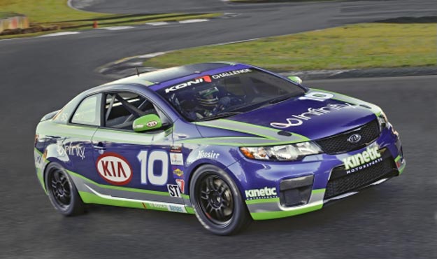El Kia Forte debuta en la Serie Sports Car Challenge