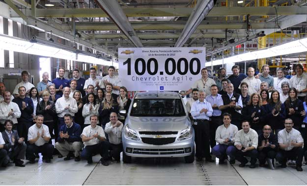 Chevrolet Agile Nº 100.000
