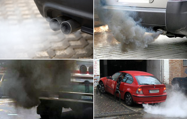 Tipos de humo de los autos