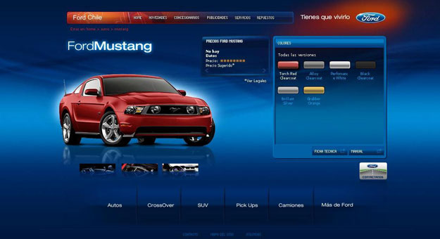 Ford Chile: Estrena nuevo sitio web