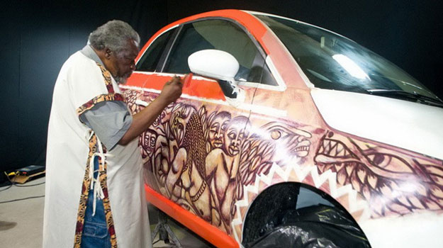 FIAT 500 se viste de arte tribal