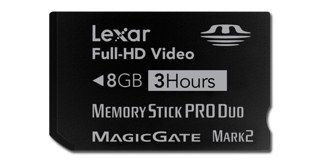 Lexar presenta su Memory Stick de 8 Gb