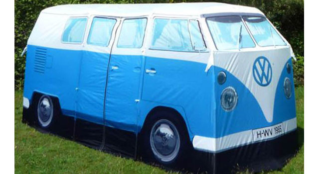 VW Camper Van 1965 de regreso... en forma de casa de campaña
