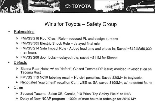 Toyota ahorró millones de dólares evitando y reduciendo llamados a revisión