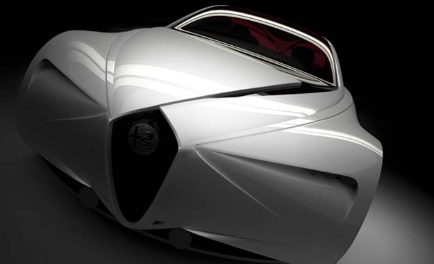 Alfa Romeo Executive Fastback Sedan 2017: locura futurista