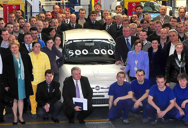 Se han fabricado 500,000 unidades del Fiat 500