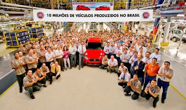 Fiat festeja los 10 millones en Brasil