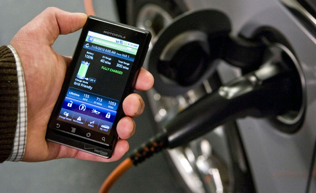 Chevrolet Volt presenta utilidades para los Smartphones