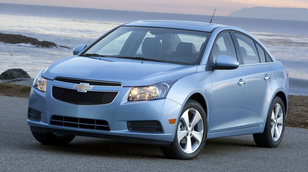 A revisión 154 mil Chevrolet Cruze 2011 en Estados Unidos y Canadá