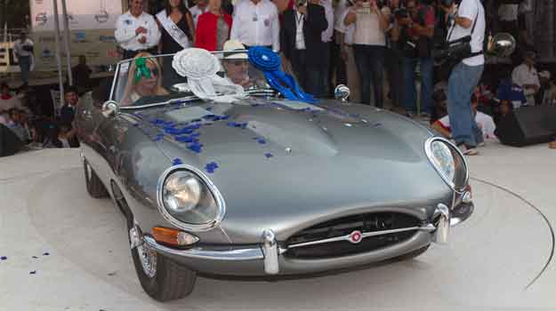 Jaguar E-Type 1961 ganador del Concurso de Elegancia 2011