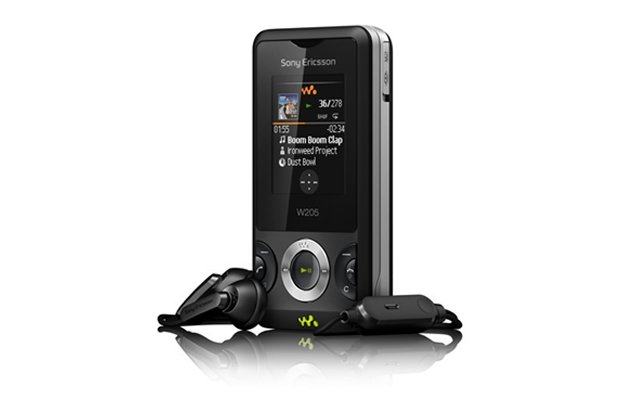 Nuevo teléfono Sony Walkman W205