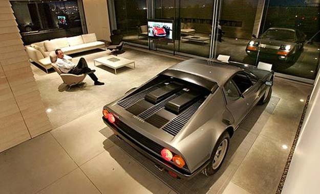 Un garaje de ensueño para una Ferrari