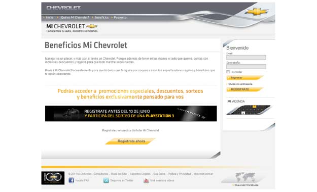 "Mi Chevrolet", una nueva herramienta para el cliente