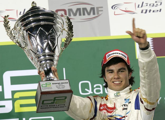 Sergio Pérez nuevamente triunfa en la GP2 Asia Series