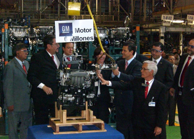General Motors de México llega a 6 millones de motores